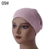 Gorro de Algodón tipo Seda para Debajo del Hiyab para Mujer, Gorro Elástico que Puede Ocultar el Cabello, Alta Elasticidad, No Hace Bolitas