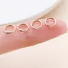 Anéis Abertos de Ferro de Seis Cores Espessos 0,7/1mm para Pulseira Colar Chave DIY Anéis de Conexão Acessórios de Joias Materiais
