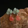 Novos Brincos de Design Exclusivo, High-End, Modernos e Versáteis, Brincos Retrô, Estilo Palaciano, Brincos Simples e Doces
