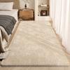 Estilo Tranquilo Espesado Otoño e Invierno Imitación Cachemira Delantero de Cama Manta Larga para Mesita de Noche Alfombra de Sala de Estar Manta para Mesa de Té Japonesa Alfombra de Dormitorio