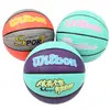 Número de pedido personalizado de fábrica. 7, No. 6, No. Baloncesto de cuero de microfibra PU de 5, entrenamiento de competición para cambio de cabello, examen de ingreso a la escuela secundaria, resistente al desgaste, absorbente del sudor, baloncesto