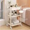 Carro de Propósito Especial para Salón de Belleza, Carrito para Instrumentos y Herramientas, Estante para Almacenamiento de Pestañas, Carrito para Tatuaje y Bordado, Dos Niveles
