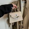 Bolso de Mano de Alta Gama para Mujer 2024 Primavera y Verano Nueva Moda Bolso Kelly de Mezclilla Nicho Coreano Combinable Bolso Bandolera