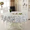 Toalha de mesa redonda, toalha de mesa lavável para sala de jantar, toalha de mesa para mesa de centro, à prova d'água, à prova de óleo, hotel, restaurante, anti-PVC, toalha de mesa quadrada para sala de jantar