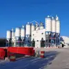 Central de mistura de concreto móvel, central de mistura comercial sem fundação, dosador totalmente automático, estação de cimento inteligente vertical