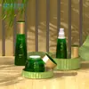 Frasco de Crema Grueso de 80g al por Mayor Botella Vacía de Vidrio de 100ml Set Moldeador de Cintura Botella de Sub-empaque Tapa Dorada Producto para el Cuidado de la Piel