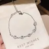Pulsera Rectangular Sencilla para Mujer, Gama Alta, Moderna, Versátil, Exquisita, Diseño Nuevo, Elegante, Joyería de Mano de Nicho al por Mayor
