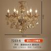 Luminária de sala de estar estilo europeu, lustre de cristal, luminária moderna para sala de jantar, lustre simples, luminária vintage, luminária de cristal para velas