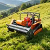 Cortador de Grama a Diesel de Corte Largo 100cm Área Montanhosa Terreno Baldio Equipamento de Capina Jardim Fazenda Cortador de Grama de Alta Potência