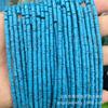 2 * cuentas de tubo de 3 mm cuentas espaciadoras de piedra natural espaciador de tubo redondo accesorios de joyería DIY cuentas de tubo con cuentas productos semiacabados al por mayor