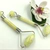 Uma peça de solda estilo não-seda natural jade beauty container Xiuyu massagem stick facial rolo de massagem Jade empurrar