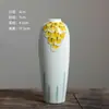 Jarrón de Cerámica Pastel Pintado a Mano, Artesanía Decorativa Estilo Chino de Artista Famoso de Jingdezhen, Decoración de Flores Artificiales de Lujo Ligero de Gama Alta
