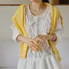 Conjunto de otoño para mujer de Dongdaemun, Corea, estilo francés elegante, con cordones, volantes y manga larga, y falda corta