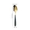Cuchara creativa de acero inoxidable comida china linda postre fruta té de leche cuchara mezcladora cuchara pequeña cuchara para adultos venta al por mayor