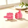 Gancho creativo multifuncional para pulgar transfronterizo, gancho adhesivo lindo sin perforaciones, para fijar cables de datos de escritorio