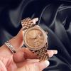 Reloj mecánico de imitación totalmente automático, resistente al agua, tendencia de moda para mujer, reloj multifuncional con diseño de sol, luna y estrella para parejas y estudiantes.