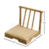 Mesa Quadrada Pequena de Tatami, Mesinha de Centro Pequena Estilo Japonês, Mesa para Varanda de Casa e Janela Saliente, Mesa Baixa Estilo Zen, Mesa Quadrada para Chá, Mesa Kang