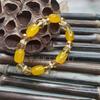 Pulsera de ágata con cuentas de cubo al por mayor ágata fabricantes de pulseras Lutong al por mayor puesto callejero Jianghu joyería de jade