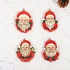 Decoraciones Navideñas Transfronterizas, Colgantes de Árbol de Navidad de Resina Ecológica, Manualidades, Decoraciones de Papá Noel, Materiales Ecológicos