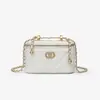 Bolso Caja Estilo Chanel Bolso de Mano para Mujer 2026 Nueva Moda Bolso de Cadena Acolchado Versátil Bolso de Hombro Cruzado