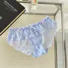 2026 Año del Caballo Imprescindibles Braguitas Sexy de Encaje Estilo Francés para Mujer, Transpirables y Cómodas de Cobertura Total para Cadera, Shorts de Cintura Baja