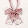 Uniforme escolar estilo japonés con cuello floral pequeño, corbata de lazo Jk, traje de marinero holgado con corbata de lazo