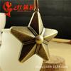 A4034 13.5g estrella de cinco puntas de fábrica moda collar coreano cadena para suéter colgante al por mayor