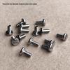 Parafuso Branco da Calcador para Máquina de Costura Reta Computadorizada, Parafuso Duro do Calcador para Máquina de Costura Reta Elétrica, Peças de Máquina de Costura Industrial