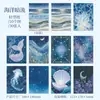 Día Hermoso Polvo de Estrellas Serie Pergamino Secreto Tema Soñador Libro de Materiales Estilo Europeo Diario de Sueños Material para Manualidades