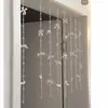 Cortina de Cuentas con Lazo Estilo Ballet Cortina de Cuerda de Cuentas Cortina de Puerta de Ensueño Corazón de Niña Decoración Popular de Ventana de Tienda