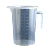 Taza medidora de plástico de alta transparencia para hornear y té de leche, Taza graduada de plástico doméstico de grado alimenticio, Taza medidora comercial de gran capacidad