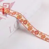 Cinta jacquard de ocho pétalos con borde festoneado y diseño de ondas de 2.3 cm, utilizada como accesorio para ropa, decoración del hogar, cortinas y varios proyectos de bricolaje. G3621