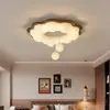 Lámpara de techo estética de la dinastía Song, lámpara redonda de estudio retro francesa, lámpara de iluminación de estilo medieval, lámpara de dormitorio, modelo nuevo 2025 para dormitorio principal