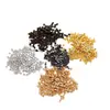 Las cuentas de posicionamiento multicolor de 2 mm a 3 mm se pueden aplanar para pulseras y collares hechos a mano para bricolaje, se usan para posicionar, terminar y fijar cuentas como accesorios de joyería.