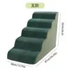 Escada para Cachorro, Escada de Subir para Pet, Degraus Reversíveis de Esponja, Adequada para Cães Pequenos e Médios Como Bichon, para Subir na Cama ou Sofá, Removível e Lavável