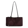Bolsa Pequena Quadrada Manual Fosca Estilo Coreano para Revenda Bolsa Feminina Chegada Nova Verão 2026 Cor Sólida Simples Bolsa de Ombro Bolsa de Axila Mãe-Filho