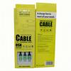 Suministro Directo de Fábrica de Cable de Datos de Silicona Líquida de Carga Rápida Uno a Tres Compatible con Apple y Android Cable de Carga para Teléfono Móvil Tres en Uno