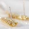 Pendientes elegantes con borlas y orejas de trigo con aguja de plata 925 para mujer, versión coreana 2022, nuevos pendientes elegantes personalizados a juego con celebridades de Internet.