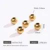Cuentas de Cubo Chapadas en Oro que Conserva el Color Cuentas Facetadas Cuentas de Esquina Cortada para Manualidades Cuentas Sueltas Accesorios para Joyería Cuentas de Flor Cortada Doradas Cuentas Espaciadoras de Posicionamiento