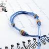Cuerda de mano tejida a mano para enamorados y estudiantes pulsera sencilla de cuatro hebras semiterminada diy con ajuste de cuerda de mano