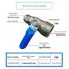 Válvula de Três Vias de Entrada para Purificador de Água, Conector Universal de Torneira com Interruptor de Bola 4 Pontos para 2/3 Pontos, Acessórios