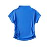 Primavera 2023 Deseo Puro Chicas Calientes Cuello Medio Alto Plisado Camiseta de Manga Corta para Mujer ins Top Ajustado Elástico que Moldea la Figura