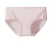 Pantaletas de algodón antibacterianas para mujer con entrepierna extendida, algodón de bebé clase A, sin costuras, hipoalergénicas, transpirables, cómodas bragas tipo triángulo para niñas