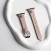 Para Apple watch987 S10 Apple Watch com pulseira de couro fino de camélia de alto nível iwatch