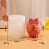 Molde de búho de nuevo estilo adornos de animales para el hogar jabón hecho a mano vela de aromaterapia molde de silicona