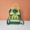 Bolso para teléfono móvil de alta gama Ins Nuevo Bolso tejido casual para mujer Bolso de mano Moda Versátil Tejido Popular Bolso cuadrado pequeño