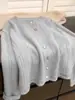 Novo cardigã de lã 100% espessada outono e inverno estilo Chanel para mulheres, solto, casual, jaqueta de tricô de cashmere versátil