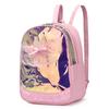 Novo Transfronteiriço Bolsa de Dança a Laser Infantil Espelho Moda Saia de Gaze Similar Mochila Feminina Latina Logotipo Estampado