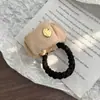Goma para el Cabello de Doble Propósito para Cola de Caballo Alta, Nuevo Modelo 2026, Estilo Popular Coreano, Cuerda de Cabello Duradera de Gamuza para Otoño e Invierno