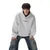Nuevas sudaderas con capucha estilo americano para primavera y otoño de 2026, sudaderas con capucha bordadas de moda para adolescentes, ropa exterior holgada estilo étnico para hombre